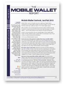 Mobile Wallet Outlook, February 2013