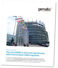 Gemalto role of MNOs in electronic ID within European eIDAS regulation