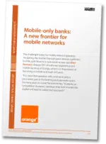 Mobile-only banks: A new frontier for mobile networks