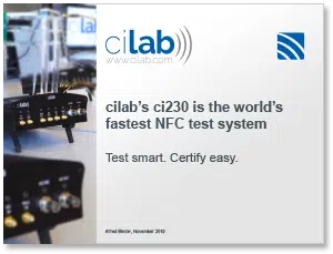 Covershot - "Introducing Cilab: Test smart. Certify easy."