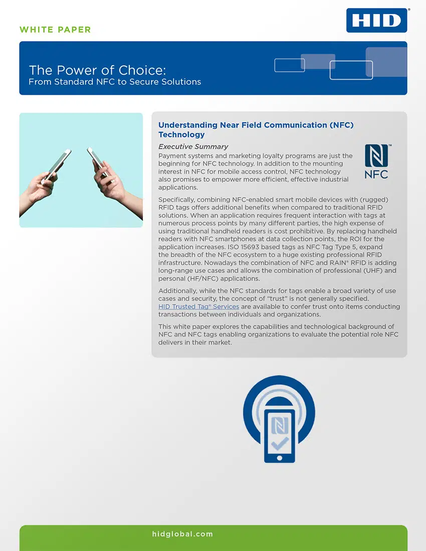 The Power of Choice: From Standard NFC to Secure Solutions