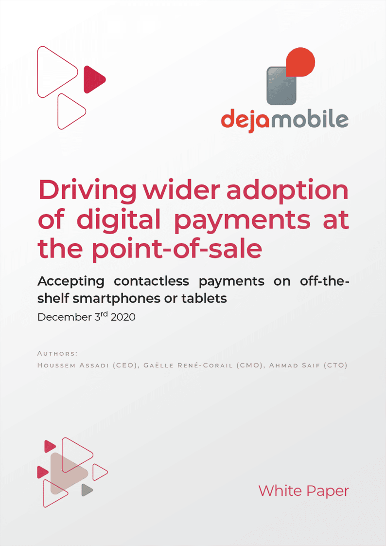 Dejamobile's 'Driving wider adoption of digital payments at the point of sale' white paper