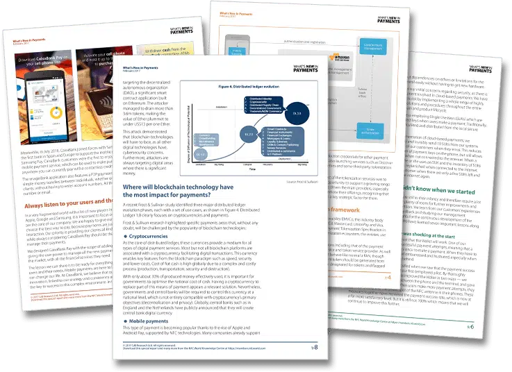 Sample pages from reports, white papers and other resources