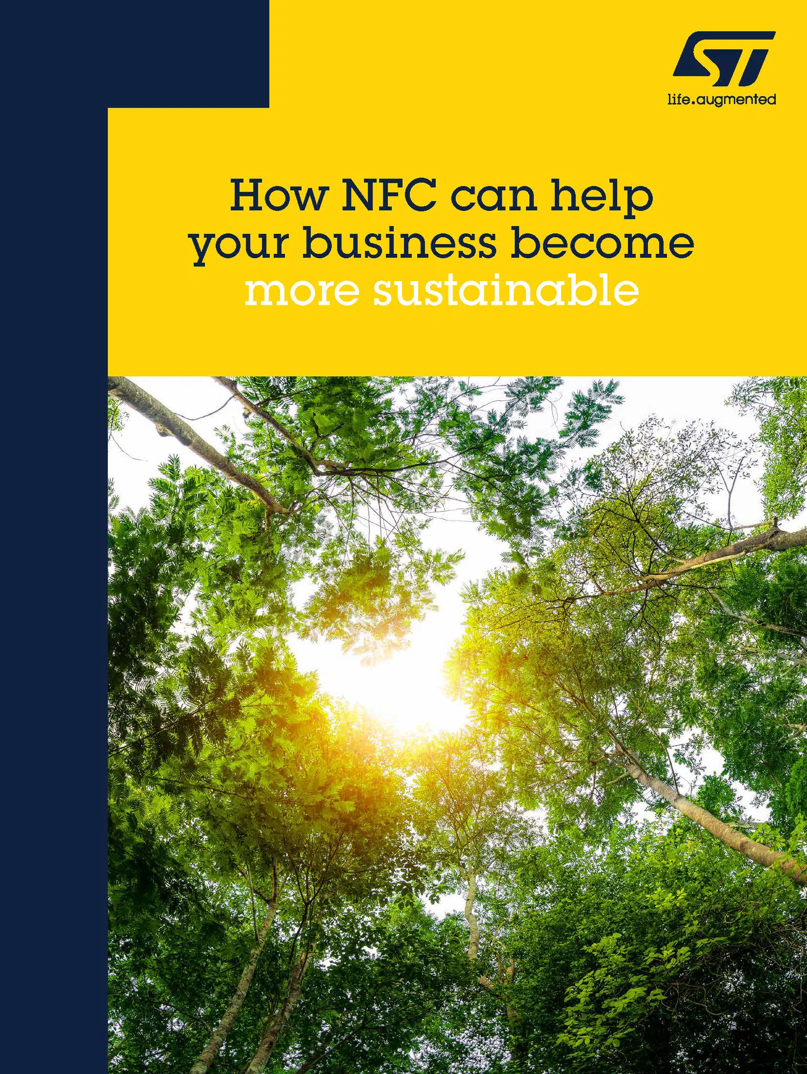 'How NFC can help your business become more sustainable' white paper cover